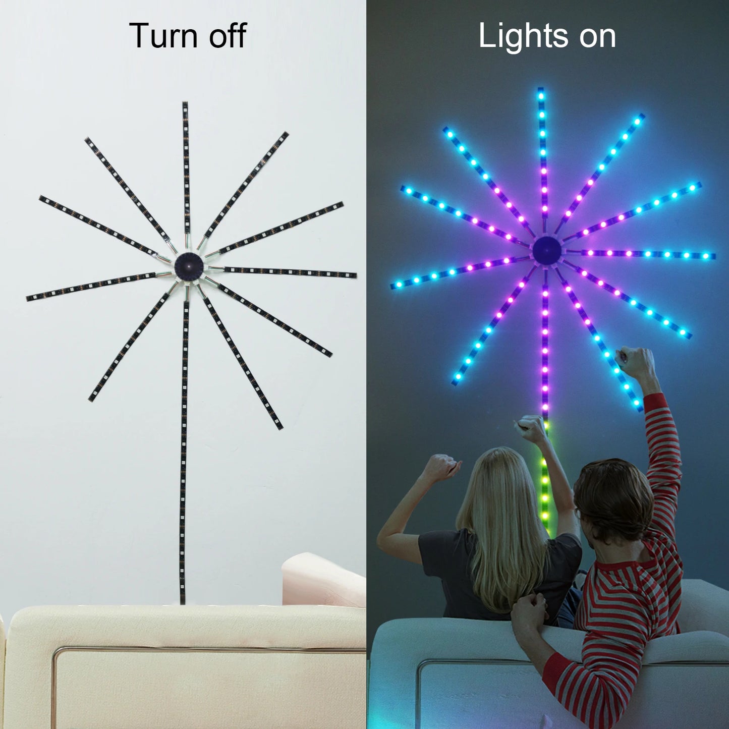 Firework LED Light